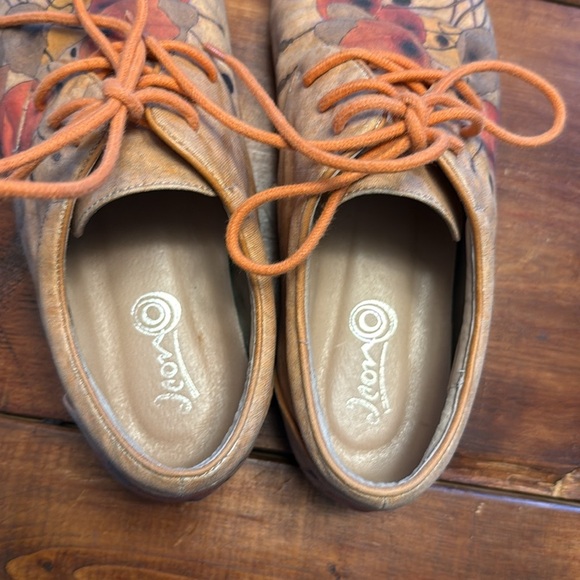 Icon Pumpkin Poppies Canvas Espadrille Sneakers Size 8.5 - Picture 5 of 8